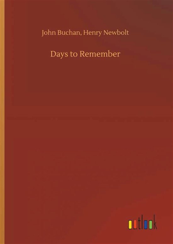 Days to Remember - Buchan - Bücher -  - 9783734049057 - 21. September 2018