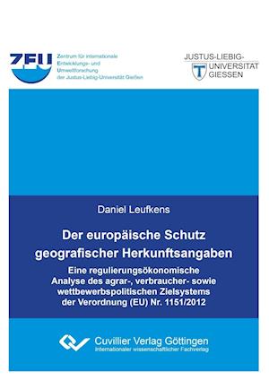 Cover for Daniel Leufkens · Der europäische Schutz  geografischer Herkunftsangaben (Paperback Book) (2015)