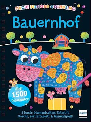 Cover for Imagine That · Magic Diamond Colouring – Bauernhof (Book) (2024)