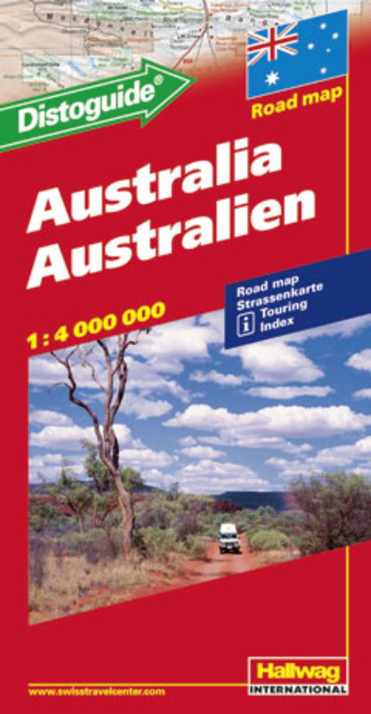 Cover for Hallwag International · Australia w/Distoguide (Book) [Folde ud bog] (2001)