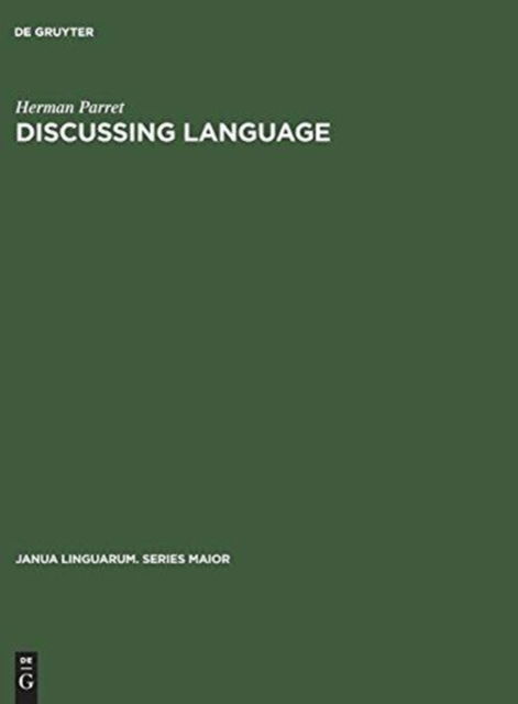 Cover for Herman Parret · Discussing Language (Hardcover Book) (1974)