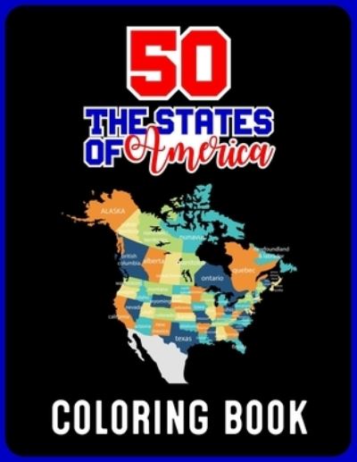 Cover for Atkins White Publication · 50 The States of America Coloring Book (Pocketbok) (2020)