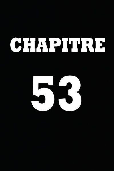 Cover for Chapitre Carnet · Chapitre 53 (Paperback Book) (2020)