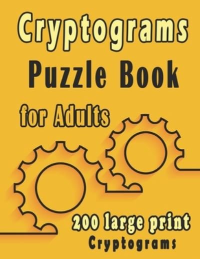 Cover for Bk Cryptograms · Cryptograms puzzle books for adults (Paperback Bog) (2020)