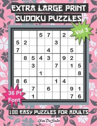 Cover for Youdosudo · Extra Large Print Sudoku Puzzles (Paperback Book) (2020)