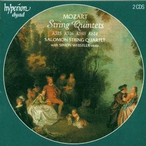 Cover for Salomon Quartet · Mozart String Quintets (CD) (1998)