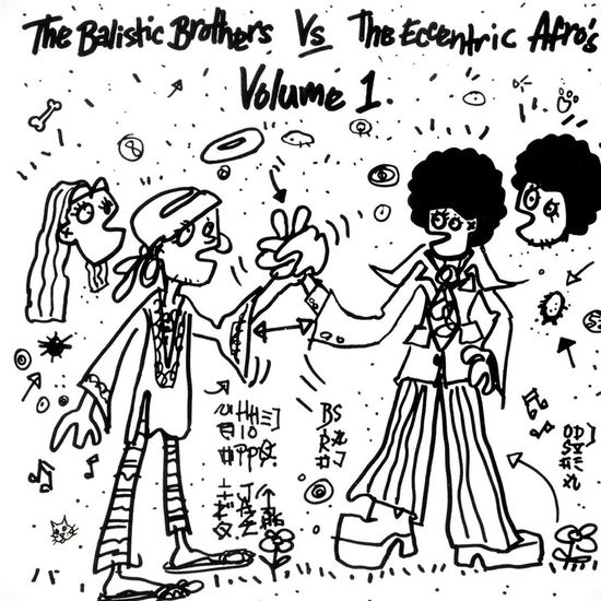 Cover for Ballistic Brothers &amp; The Eccentric Afros · Ballistic Brothers Vs. The Eccentric Afros Vol. 1 (LP) (2024)