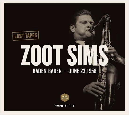 Cover for Zoot Sims · Live Recording Baden-Baden 1958 (CD) (2016)
