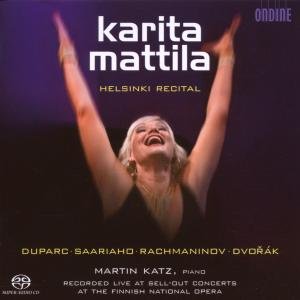 Helsinki Recital - Mattila,karita / Katz,martin - Muziek - Ondine - 0761195110058 - 29 maart 2010