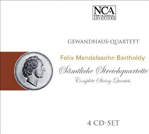 Cover for Gewandhaus-Quartett · Mendelssohn:Streichquartette (CD) (2009)