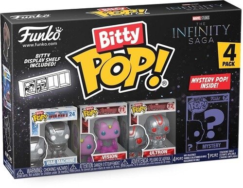 Marvel- Iron Man 4pk - Funko Bitty Pop!: - Merchandise - Funko - 0889698715058 - 15. August 2023
