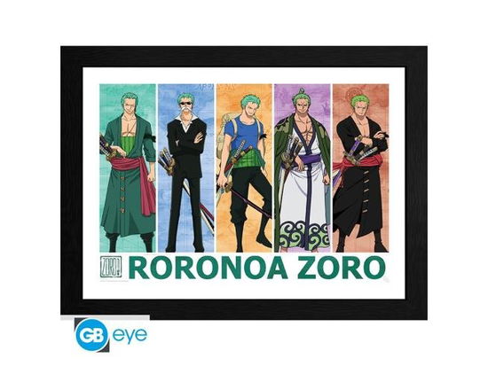 Cover for One Piece · Framed Print Pirate Hunter Zoro (30X40) (MERCH)