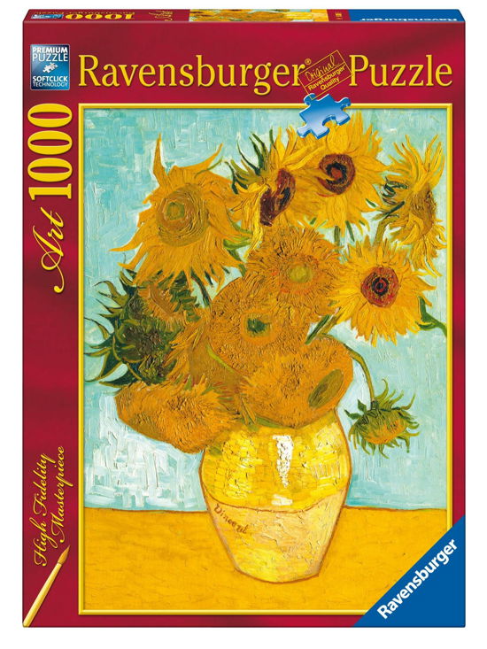 Cover for Ravensburger Puzzle · Ravensburger Puzzle - Van Gogh : Sunflowers (1000pcs) (15805) (Legetøj)