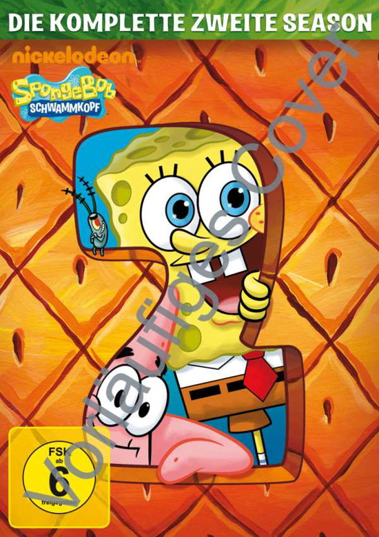 Cover for Spongebob Schwammkopf - Die Komplette Zweite Season (DVD) (2014)