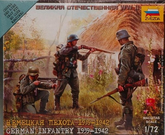 Cover for Zvezda · German Infantry East Front 1941 (Legetøj)