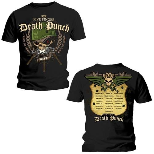 Cover for Five Finger Death Punch = · Five Finger Death Punch: Warhead (T-Shirt Unisex Tg. S) (N/A) [size S] [Mens edition] (2015)