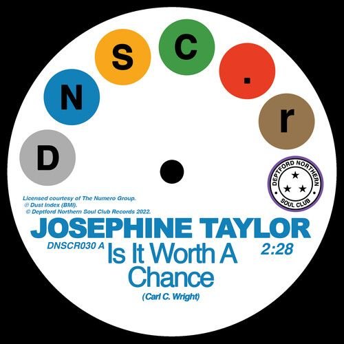Is It Worth A Chance/ Satisfied - Taylor, Josephine & Krystal Generati - Musik - DEPTFORD NORTHE - 5051083179058 - 29. Juli 2022