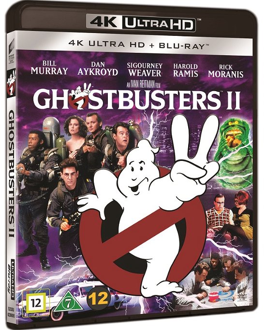 Cover for Bill Murray / Dan Aykroyd / Sigourney Weaver / Harold Ramis / Rick Moranis · Ghostbusters II (4K Ultra HD/BD) (2016)
