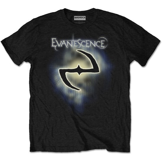 Evanescence Unisex T-Shirt: Classic Logo (Retail Pack) - Evanescence - Koopwaar - Bandmerch - 5056170629058 - 