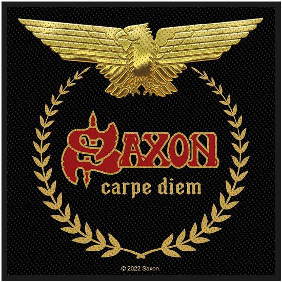 Saxon Standard Woven Patch: Carpe Diem - Saxon - Gadżety -  - 5056365717058 - 