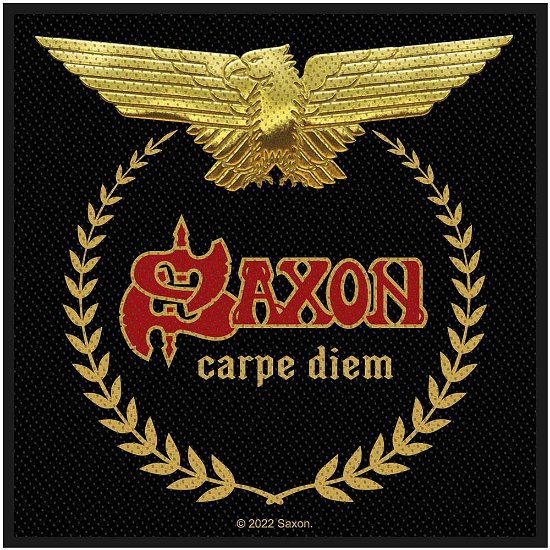 Cover for Saxon · Saxon Standard Woven Patch: Carpe Diem (Patch)