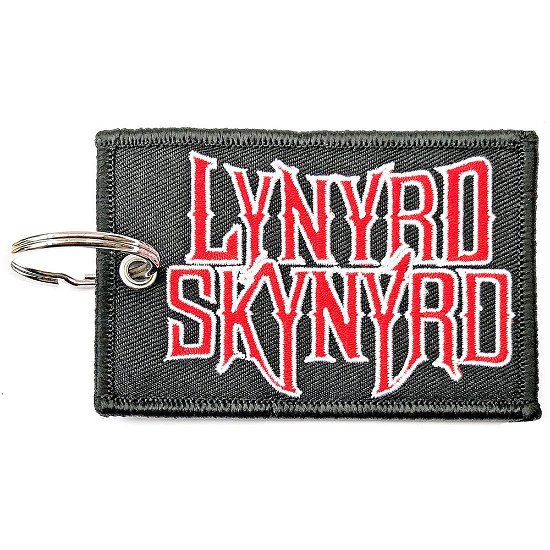 Lynyrd Skynyrd Keychain: Logo (Double Sided Patch) - Lynyrd Skynyrd - Produtos -  - 5056368604058 - 