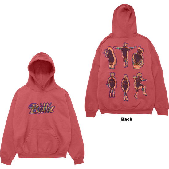 Billie Eilish Unisex Pullover Hoodie: Silhouettes (Back Print) - Billie Eilish - Merchandise -  - 5056561063058 - January 3, 2023