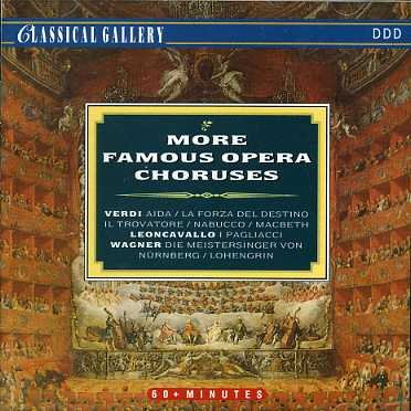 Cover for More Famous Opera Choruses / Various (CD) (2013)