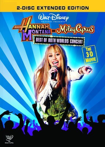 Cover for Hannah Montana And Miley Cyrus · Best Of Both Worlds 3-D Concert (DVD) (2008)