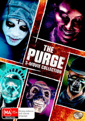 Cover for The Purge: 5 Movie Collection - the Purge / the Purge: Anarchy / the Purge: Election Year / the First Purge / the Forever Purge (DVD) (2021)