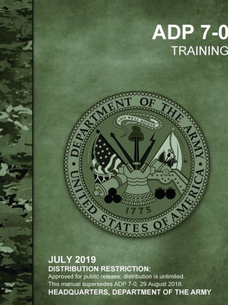 Cover for Headquarters Department of the Army · Training (Pocketbok) (2019)