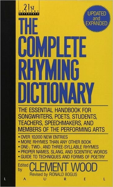 Cover for Clement Wood · The Complete Rhyming Dictionary: Updated and Expanded (Taschenbuch) (1992)