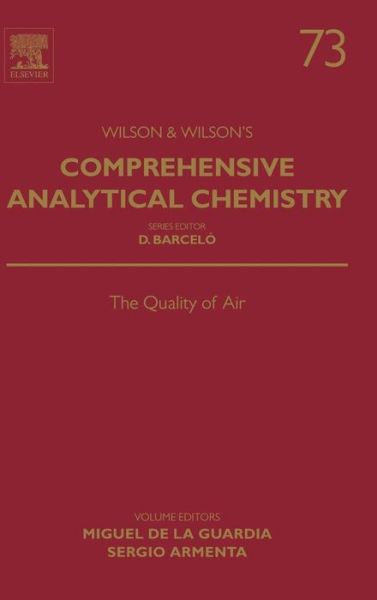 Cover for Miguel De La Guardia · The Quality of Air - Comprehensive Analytical Chemistry (Hardcover Book) (2016)