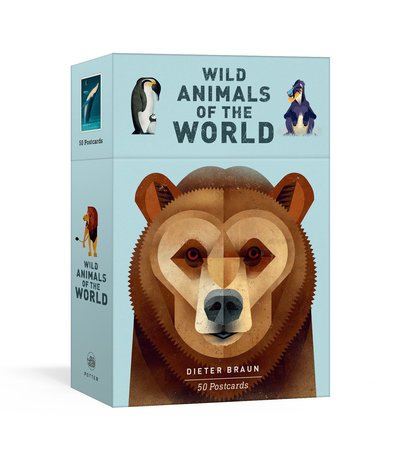 Cover for Dieter Braun · Wild Animals of the World: 50 Postcards (Postkarten) (2019)