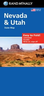Cover for Rand McNally · Rand McNally Easy to Fold: Nevada &amp; Utah State Laminated Map (Taschenbuch) (2021)