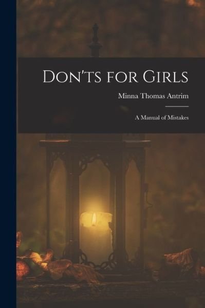 Cover for Minna Thomas Antrim · Don'ts for Girls (Book) (2022)