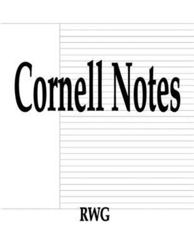 Cover for Rwg · Cornell Notes (Pocketbok) (2019)