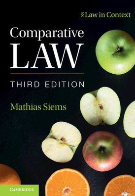 Cover for Siems, Mathias (European University Institute, Florence) · Comparative Law - Law in Context (Paperback Book) [3 Revised edition] (2022)