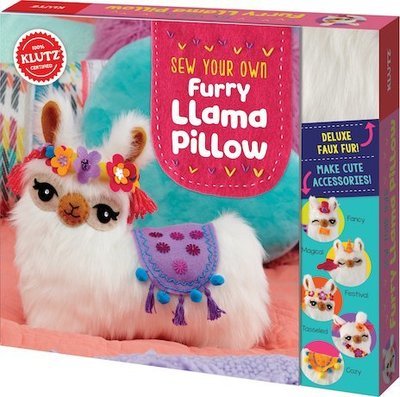 Sew Your Own Furry Llama Pillow - Klutz - Editors of Klutz - Kirjat - Scholastic US - 9781338271058 - keskiviikko 1. elokuuta 2018