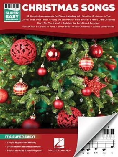 Cover for Hal Leonard Corp. Staff · Christmas Songs - Super Easy Songbook (Book) (2017)