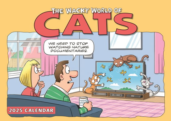 Cover for Carousel Calendars · Cats, Wacky World A4 Calendar 2025 (Paperback Book) (2024)