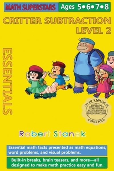 Cover for Robert Stanek · Math Superstars Subtraction Level 2, Library Hardcover Edition: Essential Math Facts for Ages 5 - 8 - Math Superstars (Hardcover Book) [5th Premium edition] (2021)