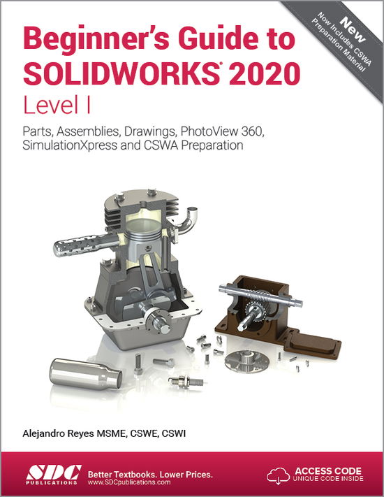 Cover for Alejandro Reyes · Beginner's Guide to SOLIDWORKS 2020 - Level I (Paperback Book) (2019)