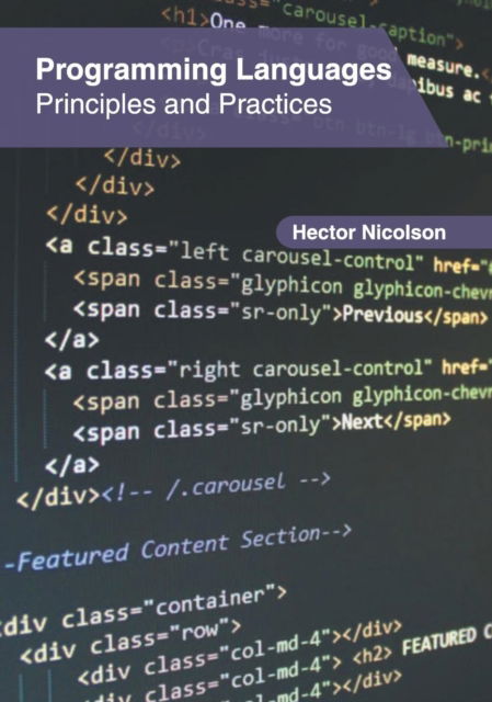 Programming Languages: Principles and Practices - Hector Nicolson - Kirjat - Clanrye International - 9781632409058 - keskiviikko 12. kesäkuuta 2019
