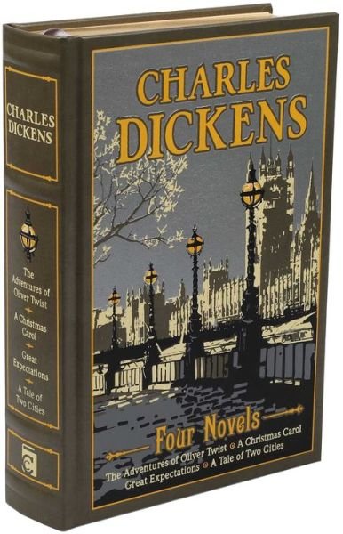 Cover for Charles Dickens · Charles Dickens: Four Novels - Leather-bound Classics (Hardcover Book) (2019)