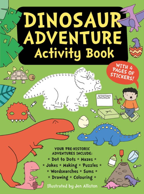 Cover for Jen Alliston · Dinosaur Adventure Activity Book (Pocketbok) (2018)