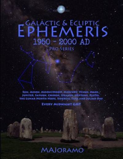 Cover for Morten Alexander Joramo · Galactic &amp; Ecliptic Ephemeris 1950 - 2000 Ad (Paperback Book) (2019)