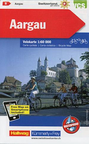 Cover for Kummerly &amp; Frey,Switzerland · Aargau 5 Cycle Map 2018 (Map) (2018)