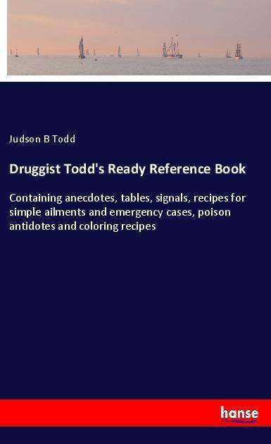 Cover for Todd · Druggist Todd's Ready Reference Bo (Bog)