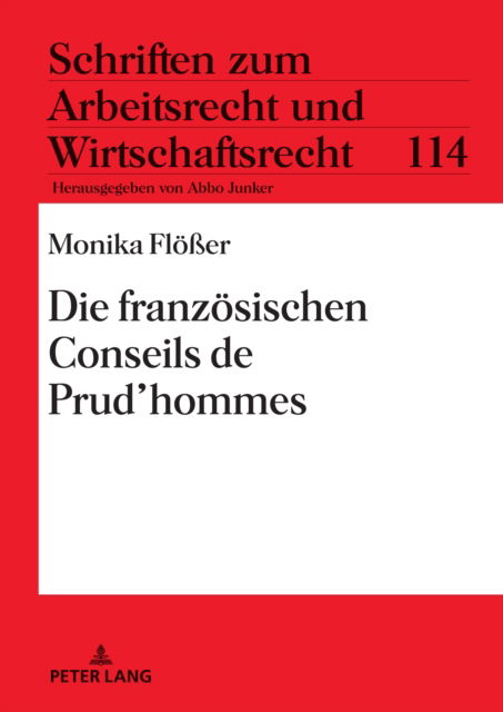 Cover for Monika Fl??er · Die franzoesischen Conseils de Prud'hommes : 114 (Hardcover Book) (2024)